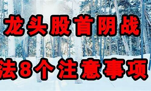 首阴战法已经成大面战法(首阴战法的细节)_https://www.ccit-cctv.com_科创吧_第1张