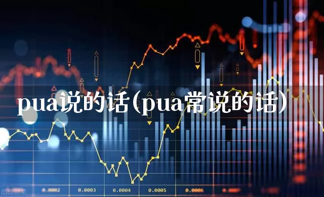 pua说的话(pua常说的话)_https://www.ccit-cctv.com_科创板_第1张