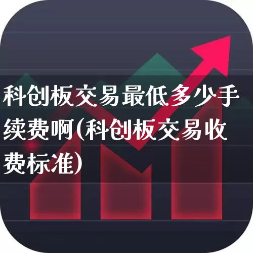 科创板交易最低多少手续费啊(科创板交易收费标准)_https://www.ccit-cctv.com_上交所_第1张