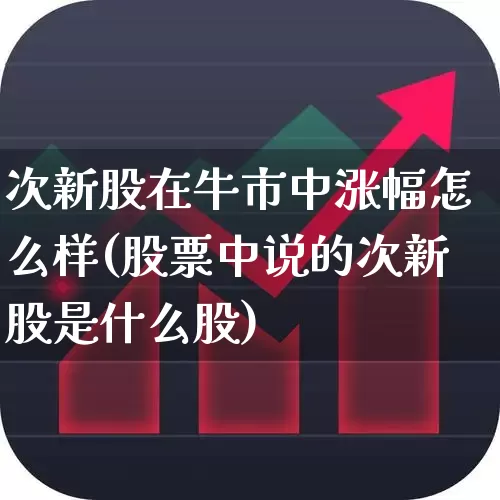 次新股在牛市中涨幅怎么样(股票中说的次新股是什么股)_https://www.ccit-cctv.com_上交所_第1张
