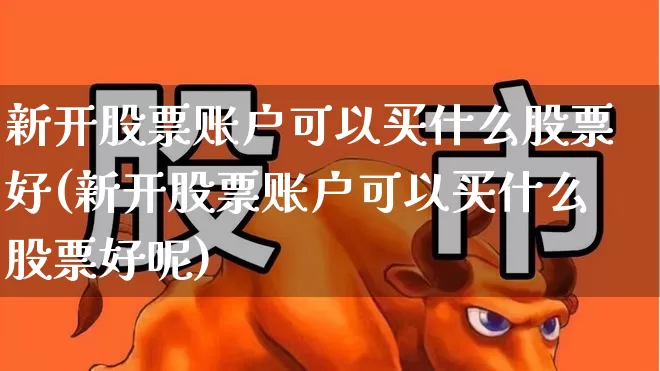 新开股票账户可以买什么股票好(新开股票账户可以买什么股票好呢)_https://www.ccit-cctv.com_北交所_第1张