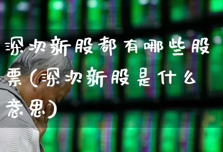 深次新股都有哪些股票(深次新股是什么意思)_https://www.ccit-cctv.com_上交所_第1张