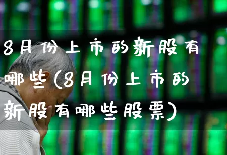 8月份上市的新股有哪些(8月份上市的新股有哪些股票)_https://www.ccit-cctv.com_上交所_第1张