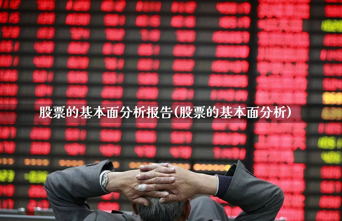 股票的基本面分析报告(股票的基本面分析)_https://www.ccit-cctv.com_北交所_第1张