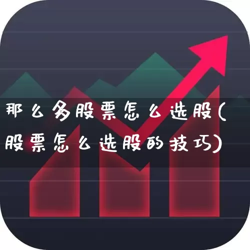 那么多股票怎么选股(股票怎么选股的技巧)_https://www.ccit-cctv.com_科创板_第1张