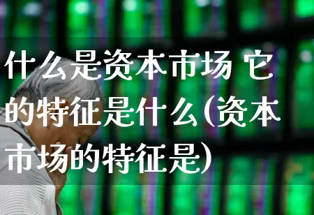什么是资本市场 它的特征是什么(资本市场的特征是)_https://www.ccit-cctv.com_深交所_第1张