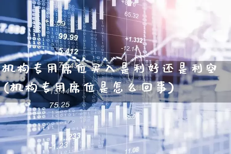 机构专用席位买入是利好还是利空(机构专用席位是怎么回事)_https://www.ccit-cctv.com_创业板_第1张