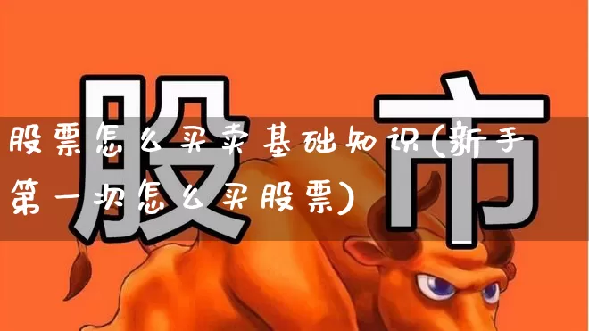 股票怎么买卖基础知识(新手第一次怎么买股票)_https://www.ccit-cctv.com_上交所_第1张
