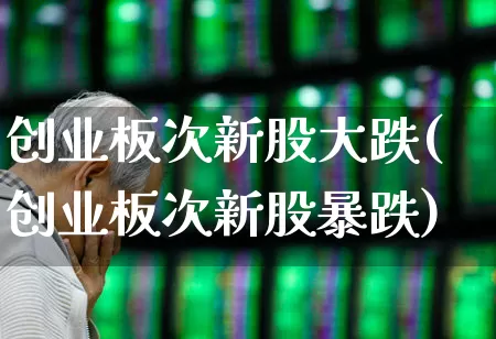创业板次新股大跌(创业板次新股暴跌)_https://www.ccit-cctv.com_深交所_第1张