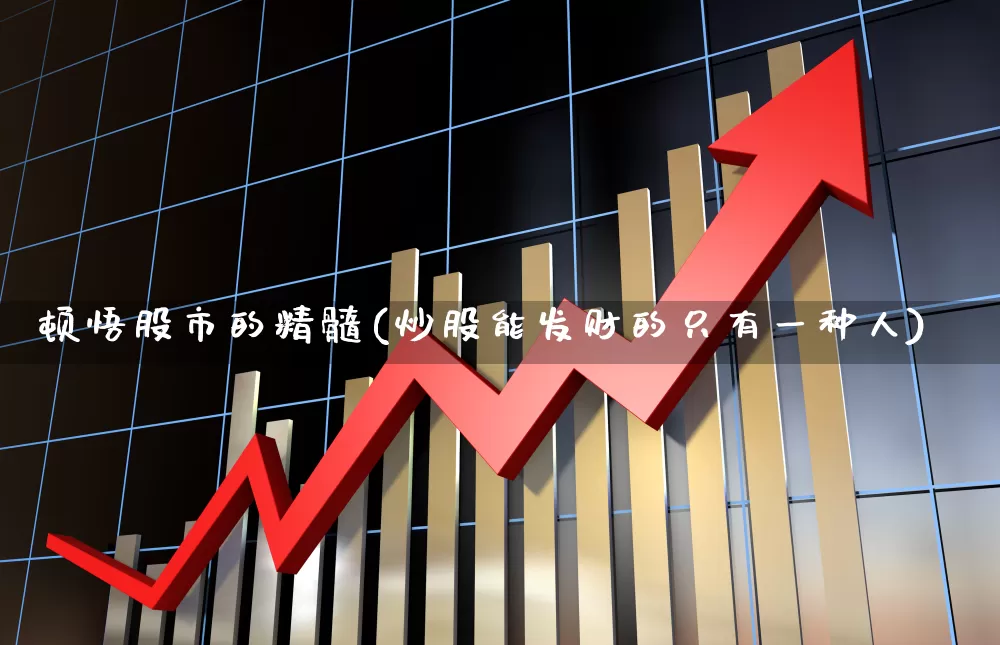 顿悟股市的精髓(炒股能发财的只有一种人)_https://www.ccit-cctv.com_深交所_第1张