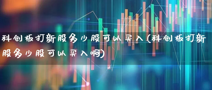 科创板打新股多少股可以买入(科创板打新股多少股可以买入啊)_https://www.ccit-cctv.com_深交所_第1张