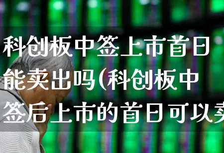 科创板中签上市首日能卖出吗(科创板中签后上市的首日可以卖出)_https://www.ccit-cctv.com_上交所_第1张
