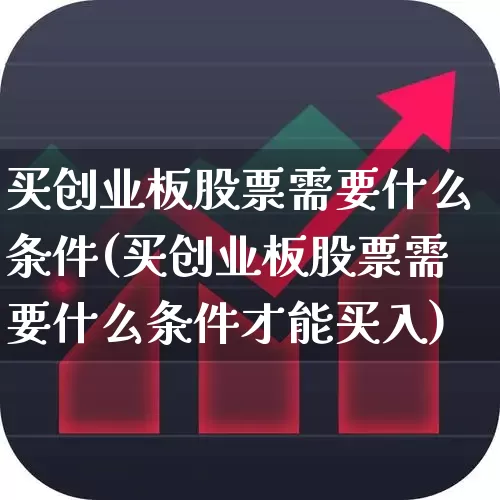 买创业板股票需要什么条件(买创业板股票需要什么条件才能买入)_https://www.ccit-cctv.com_上交所_第1张