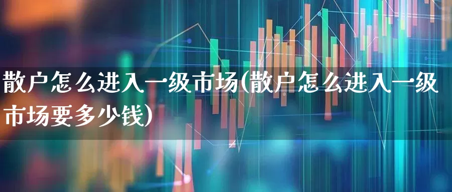 散户怎么进入一级市场(散户怎么进入一级市场要多少钱)_https://www.ccit-cctv.com_科创板_第1张