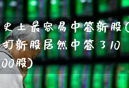 史上最容易中签新股(打新股居然中签了1000股)_https://www.ccit-cctv.com_深交所_第1张