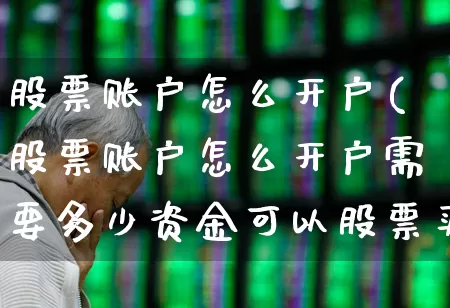 股票账户怎么开户(股票账户怎么开户需要多少资金可以股票买卖)_https://www.ccit-cctv.com_北交所_第1张