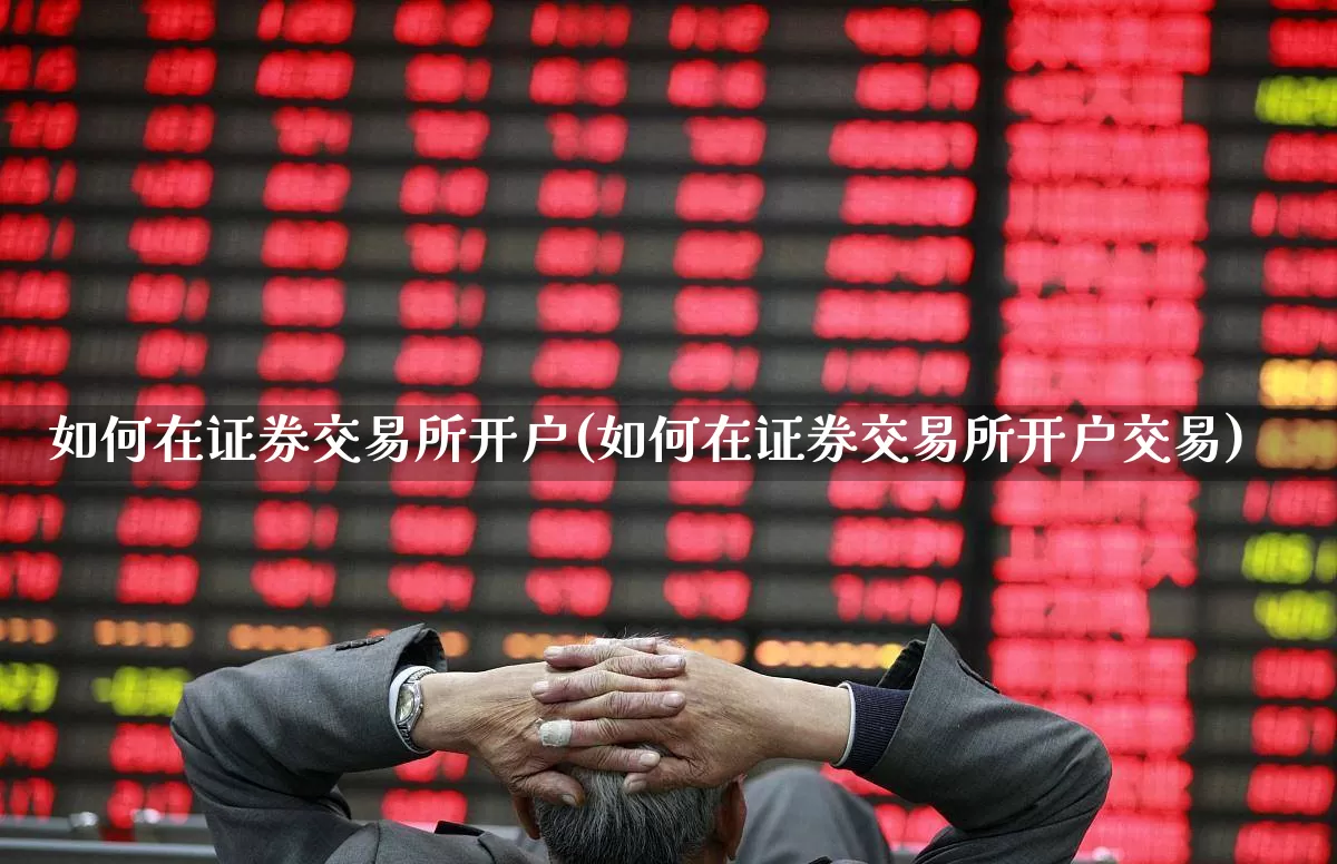 如何在证券交易所开户(如何在证券交易所开户交易)_https://www.ccit-cctv.com_科创板_第1张