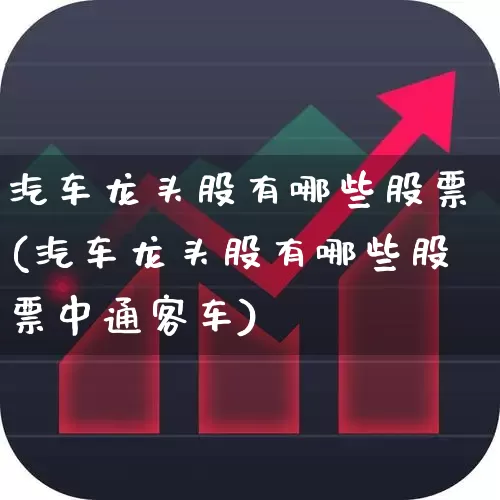 汽车龙头股有哪些股票(汽车龙头股有哪些股票中通客车)_https://www.ccit-cctv.com_创业板_第1张