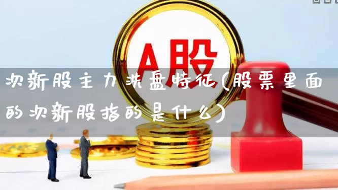次新股主力洗盘特征(股票里面的次新股指的是什么)_https://www.ccit-cctv.com_深交所_第1张