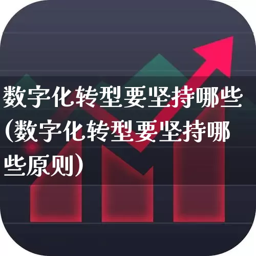 数字化转型要坚持哪些(数字化转型要坚持哪些原则)_https://www.ccit-cctv.com_上交所_第1张