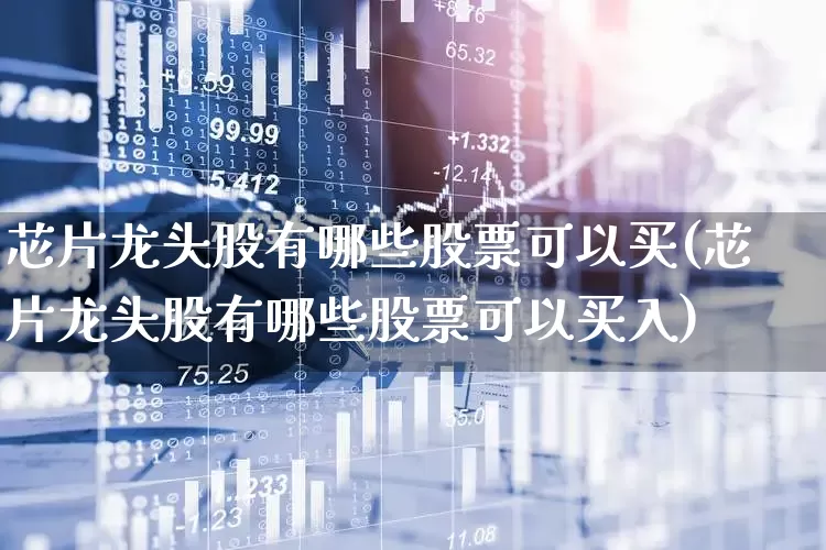 芯片龙头股有哪些股票可以买(芯片龙头股有哪些股票可以买入)_https://www.ccit-cctv.com_创业板_第1张
