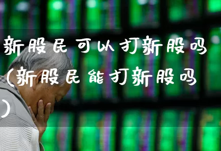 新股民可以打新股吗(新股民能打新股吗)_https://www.ccit-cctv.com_上交所_第1张