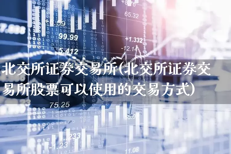 北交所证券交易所(北交所证券交易所股票可以使用的交易方式)_https://www.ccit-cctv.com_北交所_第1张