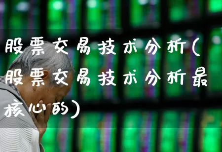 股票交易技术分析(股票交易技术分析最核心的)_https://www.ccit-cctv.com_科创板_第1张