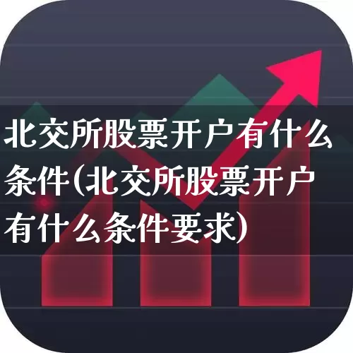 北交所股票开户有什么条件(北交所股票开户有什么条件要求)_https://www.ccit-cctv.com_深交所_第1张