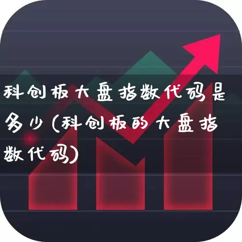 科创板大盘指数代码是多少(科创板的大盘指数代码)_https://www.ccit-cctv.com_北交所_第1张