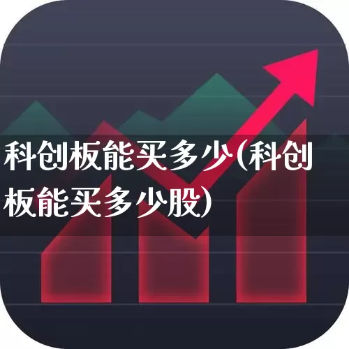 科创板能买多少(科创板能买多少股)_https://www.ccit-cctv.com_深交所_第1张