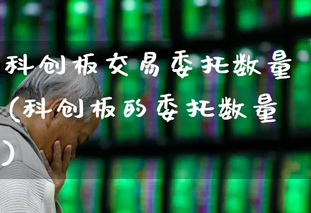 科创板交易委托数量(科创板的委托数量)_https://www.ccit-cctv.com_上交所_第1张