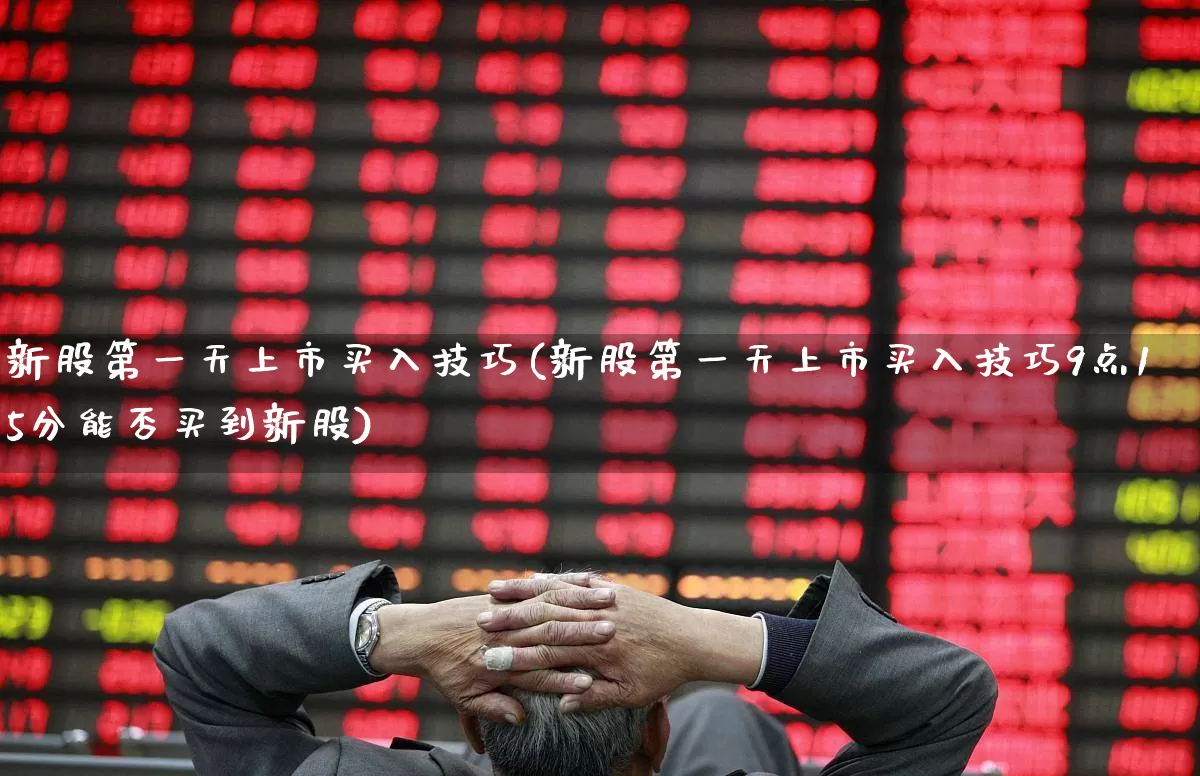 新股第一天上市买入技巧(新股第一天上市买入技巧9点15分能否买到新股)_https://www.ccit-cctv.com_北交所_第1张