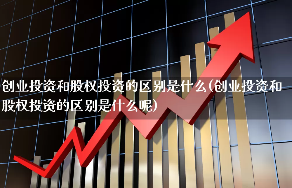 创业投资和股权投资的区别是什么(创业投资和股权投资的区别是什么呢)_https://www.ccit-cctv.com_深交所_第1张