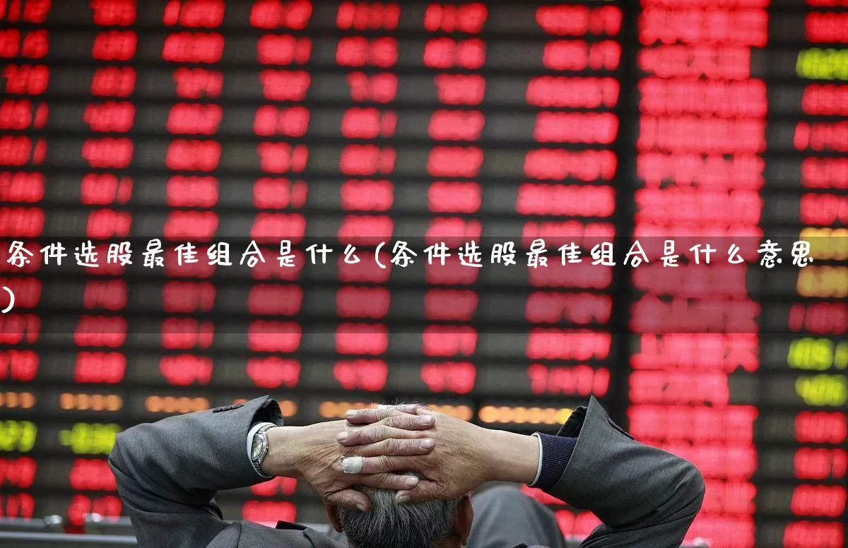 条件选股最佳组合是什么(条件选股最佳组合是什么意思)_https://www.ccit-cctv.com_深交所_第1张