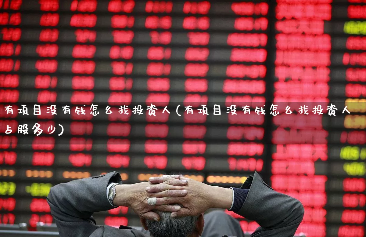 有项目没有钱怎么找投资人(有项目没有钱怎么找投资人占股多少)_https://www.ccit-cctv.com_创业板_第1张