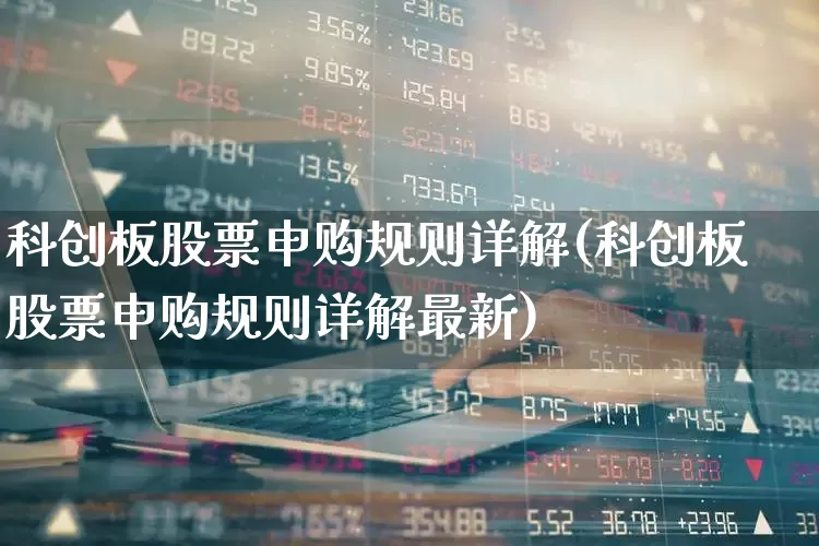 科创板股票申购规则详解(科创板股票申购规则详解最新)_https://www.ccit-cctv.com_科创板_第1张