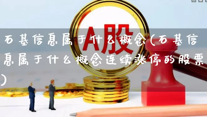 石基信息属于什么概念(石基信息属于什么概念连续涨停的股票)_https://www.ccit-cctv.com_创业板_第1张