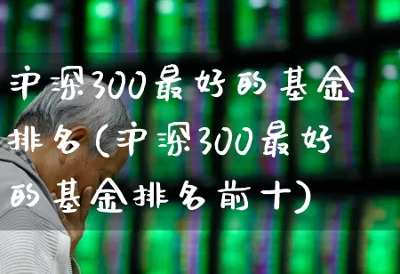 沪深300最好的基金排名(沪深300最好的基金排名前十)_https://www.ccit-cctv.com_北交所_第1张