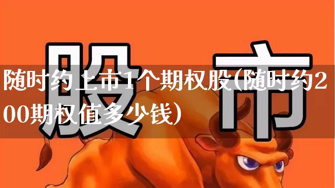 随时约上市1个期权股(随时约200期权值多少钱)_https://www.ccit-cctv.com_北交所_第1张