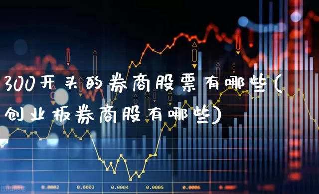 300开头的券商股票有哪些(创业板券商股有哪些)_https://www.ccit-cctv.com_上交所_第1张