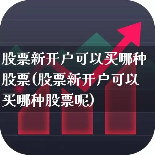 股票新开户可以买哪种股票(股票新开户可以买哪种股票呢)_https://www.ccit-cctv.com_科创板_第1张