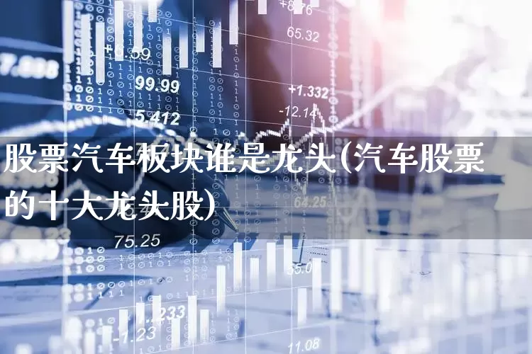 股票汽车板块谁是龙头(汽车股票的十大龙头股)_https://www.ccit-cctv.com_北交所_第1张