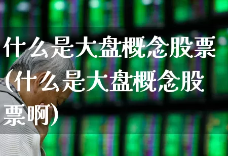 什么是大盘概念股票(什么是大盘概念股票啊)_https://www.ccit-cctv.com_科创板_第1张