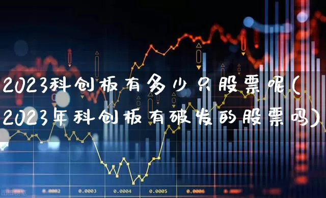 2023科创板有多少只股票呢(2023年科创板有破发的股票吗)_https://www.ccit-cctv.com_科创板_第1张