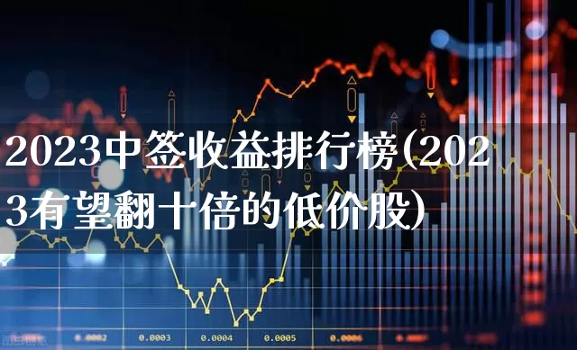 2023中签收益排行榜(2023有望翻十倍的低价股)_https://www.ccit-cctv.com_科创板_第1张