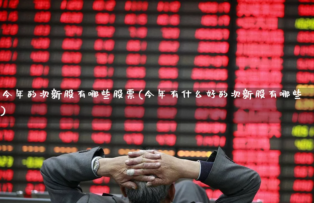今年的次新股有哪些股票(今年有什么好的次新股有哪些)_https://www.ccit-cctv.com_创业板_第1张