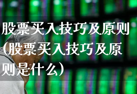 股票买入技巧及原则(股票买入技巧及原则是什么)_https://www.ccit-cctv.com_北交所_第1张