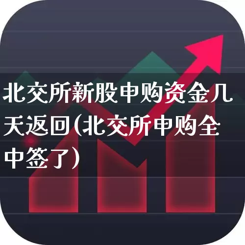 北交所新股申购资金几天返回(北交所申购全中签了)_https://www.ccit-cctv.com_科创板_第1张