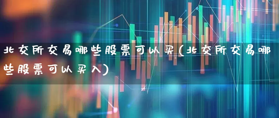 北交所交易哪些股票可以买(北交所交易哪些股票可以买入)_https://www.ccit-cctv.com_北交所_第1张